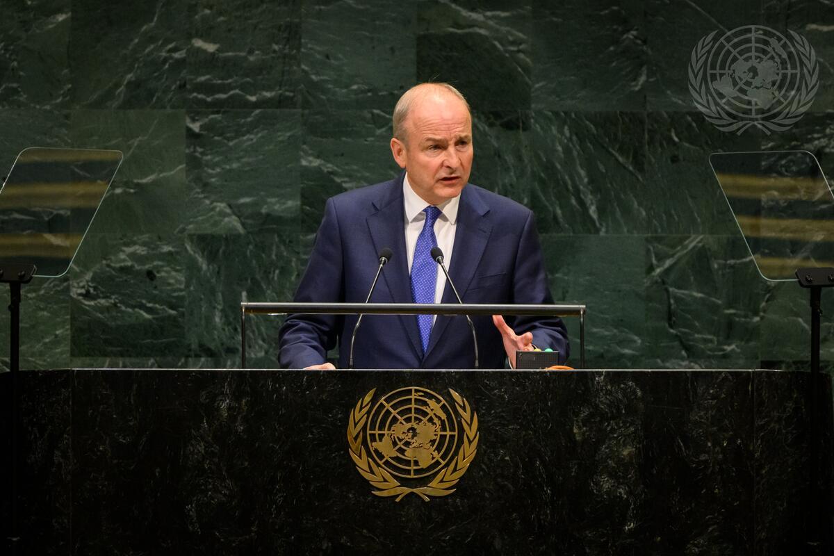 Micheál Martin’s ‘bold stand’ on genocide
